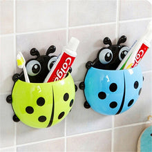 Load image into Gallery viewer, Ladybug Toothbrush Holder Suction Ladybird Toothpaste Wall Sucker Bathroom Sets Household Merchandises Set